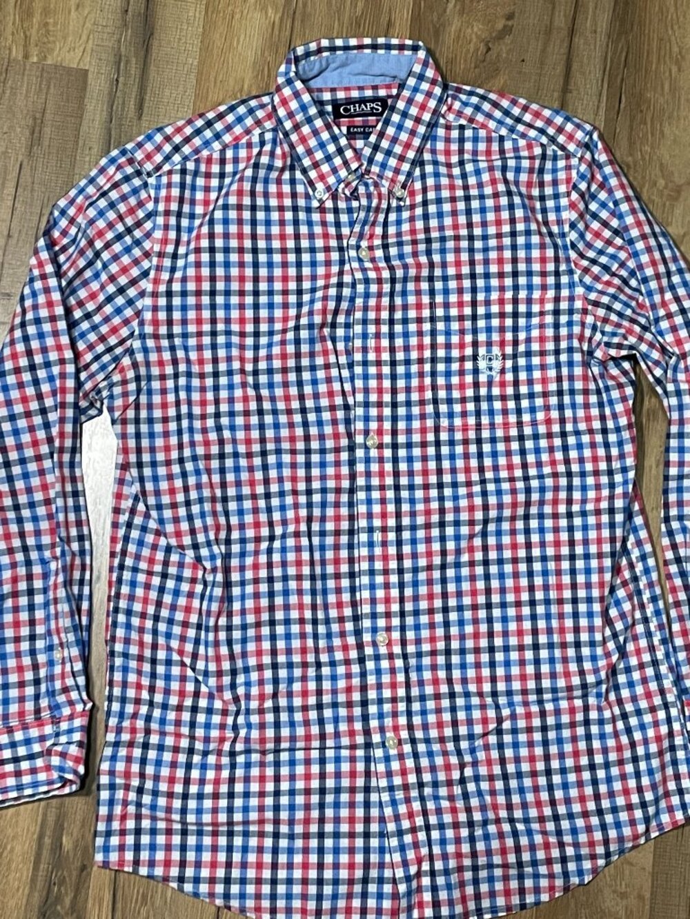 Chaps Men's Multicolor Plaid Button Down Shirt-size S